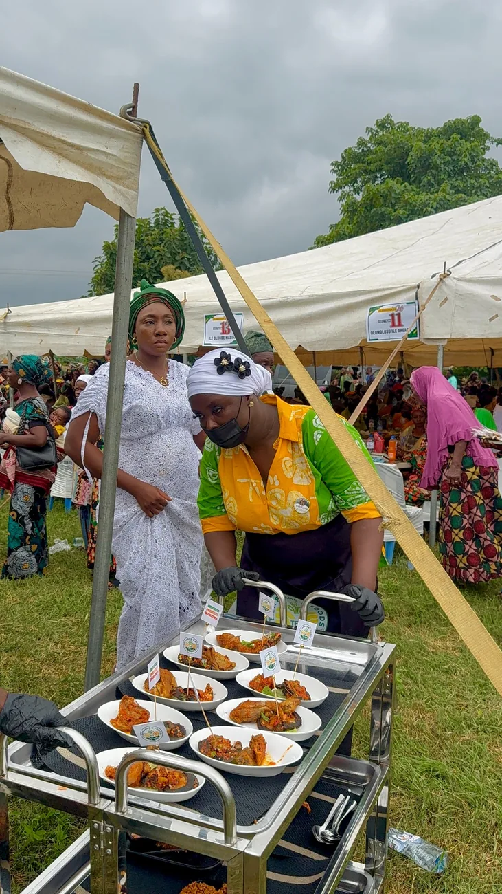 Service at a Nigerian event