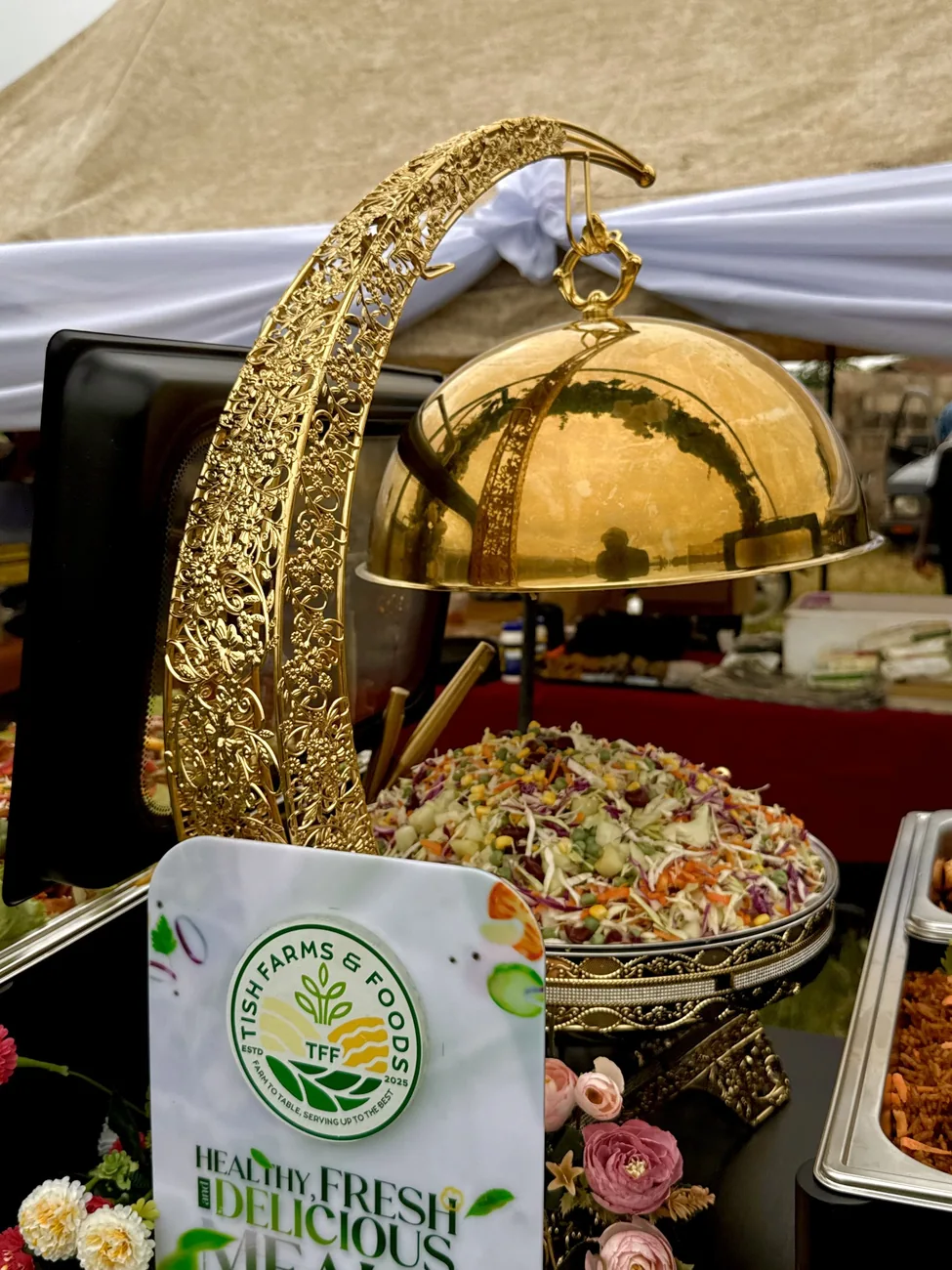 Beautiful serving display